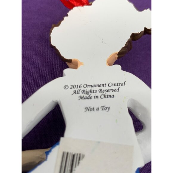 2016 Ornament Central Christmas Tree Hanger Girl Field Hockey Brown Hair - Picture 5 of 7